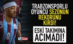 Trabzonsporlu oyuncu sezonun rekorunu kırdı!