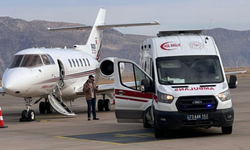 1 yaşındaki bebeğin imdadına Trabzon'dan gelen ambulans uçak yetişti