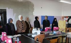 Of'ta kadınlara yönelik dikiş kursu açıldı