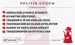 Politik Güğüm - 07 Aralık 2025