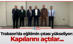 Trabzon’da eğitimin çıtası yükseliyor: Kapılarını açtılar...