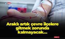 Araklı artık çevre ilçelere gitmek zorunda kalmayacak…