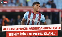 Augusto karşılaşmanın ardından konuştu! "Benim için en önemli olan şey..."