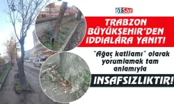 Trabzon Büyükşehir'den iddialara yanıt: Tam anlamıyla insafsızlıktır.