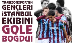 Trabzonspor'un gençleri İstanbul ekibini gole boğdu!