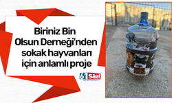 Biriniz Bin Olsun Derneği'nden Sokak Hayvanları İçin Anlamlı Proje: Batur Alp'in İyilik Dolu Adımı