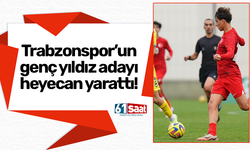 Trabzonspor'un genç yıldız adayı heyecan yarattı