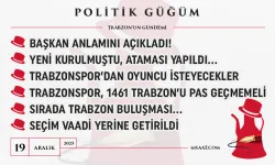 Politik Güğüm - 19 Aralık 2025