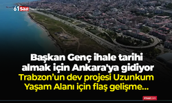 Başkan Genç ihale tarihi almak için Ankara'ya gidiyor