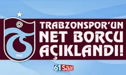 Trabzonspor'un net borcu açıklandı!