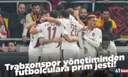 Trabzonspor yönetiminden futbolculara prim jesti!