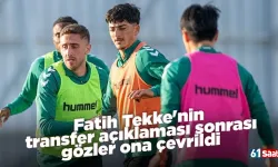 Fatih Tekke'nin transfer açıklaması sonrası gözler ona çevrildi