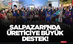 Şalpazarı’nda üreticiye büyük destek!