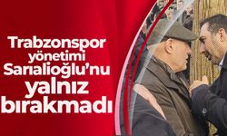 Trabzonspor yönetimi Sarıalioğlu'nu yalnız bırakmadı