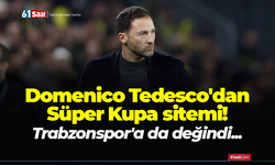 Domenico Tedesco'dan Süper Kupa sitemi! Trabzonspor'a da değindi...