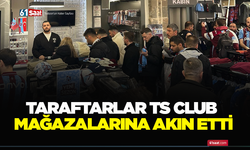 Taraftarlar TS Club mağazalarına akın etti