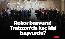 Trabzon protokolü oraya akın etti