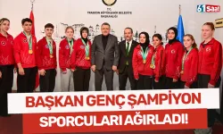 Başkan Genç, şampiyon sporcuları ağırladı!