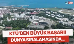 KTÜ'den gururlandıran başarı! Dünya sıralamasında 16. oldu...