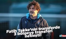 Fatih Tekke’nin transferde 3 bölgeye transferi netleşti!