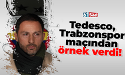 Tedesco, Trabzonspor maçından örnek verdi!