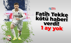 Fatih Tekke kötü haberi verdi! 1 ay yok