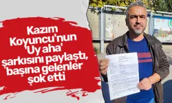 Kazım Koyuncu'nun 'Uy aha' şarkısını paylaştı, başına gelenler  şok etti