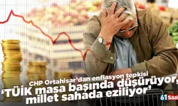 CHP Ortahisar’dan enflasyon tepkisi: "TÜİK masa başında düşürüyor, millet sahada eziliyor"