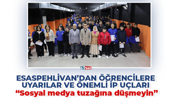 Esaspehlivan'dan öğrencilere uyarılar ve önemli ip uçları! “Sosyal medya tuzağına düşmeyin”