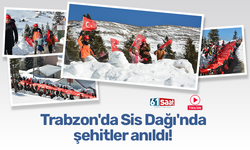 Trabzon'da Sis Dağı'nda şehitler anıldı!