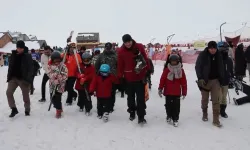 Şehit çocukları Erciyes’te  kayak yaptı