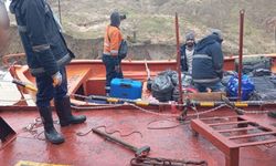 Türk gemisi Kerç'te karaya oturdu!