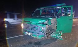 Bölgemizde feci kaza! Kamyonet ile motosiklet kazasında 2 kişi hayatını kaybetti!