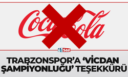 Trabzonspor'a 'Vicdan Şampiyonluğu' teşekkürü!