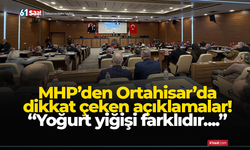 MHP’den Ortahisar’da dikkat çeken açıklamalar! “Yoğurt yiğişi farklıdır....”