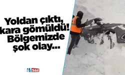 Yoldan çıktı, kara gömüldü! Bölgemizde şok olay…