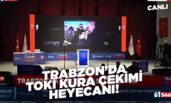 Trabzon’da TOKİ kura çekimi / CANLI