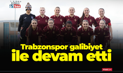 Trabzonspor galibiyet ile devam etti