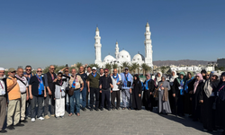 Trabzon'da şehit yakınları ve gaziler umre yaptı
