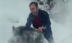 Elleriyle domuz yakaladığı video viral olan kişinin cezası iptal edildi