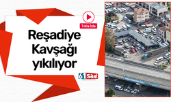 Trabzon'da Reşadiye Kavşağı yıkılıyor