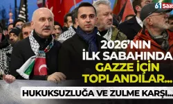 2026’nın ilk sabahında Gazze için tek yürek oldular!
