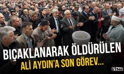 Bıçaklanarak öldürülen Sürmene eski belediye başkan yardımcısı Aydın'a son görev