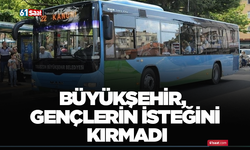 Büyükşehir, gençlerin isteğini kırmadı
