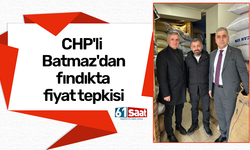 CHP'li Batmaz'dan fındıkta fiyat tepkisi