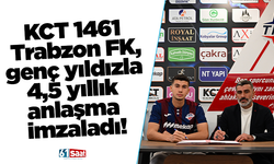 KCT 1461 Trabzon FK, genç yıldızla 4,5 yıllık anlaşma imzaladı!