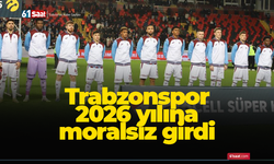 Trabzonspor 2026 yılına moralsiz girdi