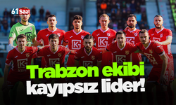 Trabzon ekibi kayıpsız lider!