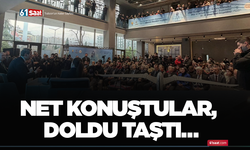 Net konuştular, doldu taştı...