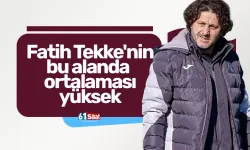 Fatih Tekke'nin bu alanda ortalaması yüksek
